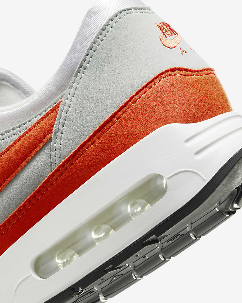 Nike air max 1 white orange online